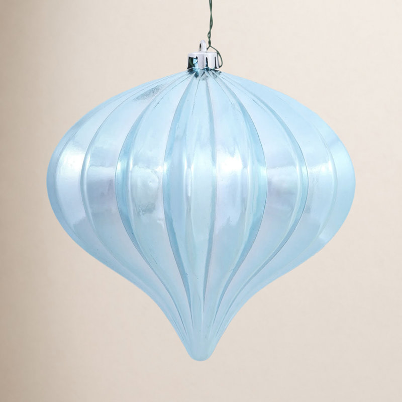 Ornement de Noël 5,7 po UV, Bleu bébé 1