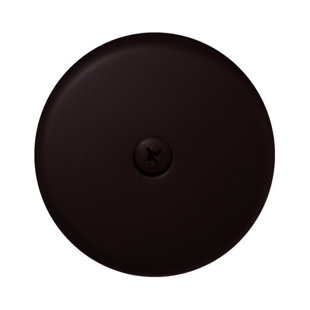 3-1/8" One-Hole Bathtub Overflow Faceplate and Screw