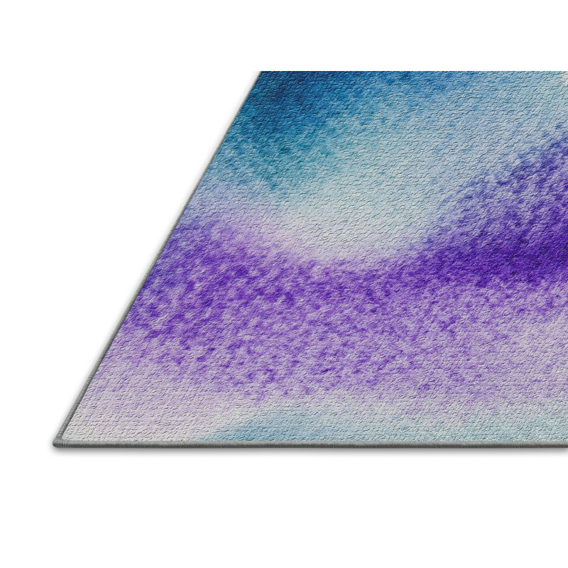 Abstract Indoor Rug, Rectangle 2' x 4'