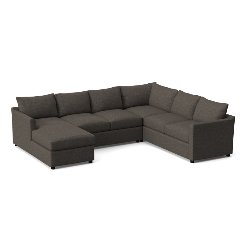 Canapé modulaire rembourré 3 pièces Cecelia, Égéen Vault, Orienté vers la droite