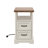 2-Drawer Farmhouse End Table With Built-In Outlets-732777269