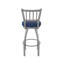 Tabouret de bar pivotant intérieur / extérieur en acier inoxydable Contessa-110204849-110204851