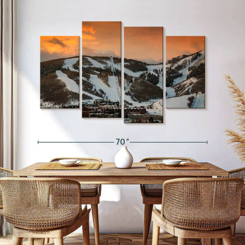 Nicci Park City Orange Sunset, 42"H x 68"W