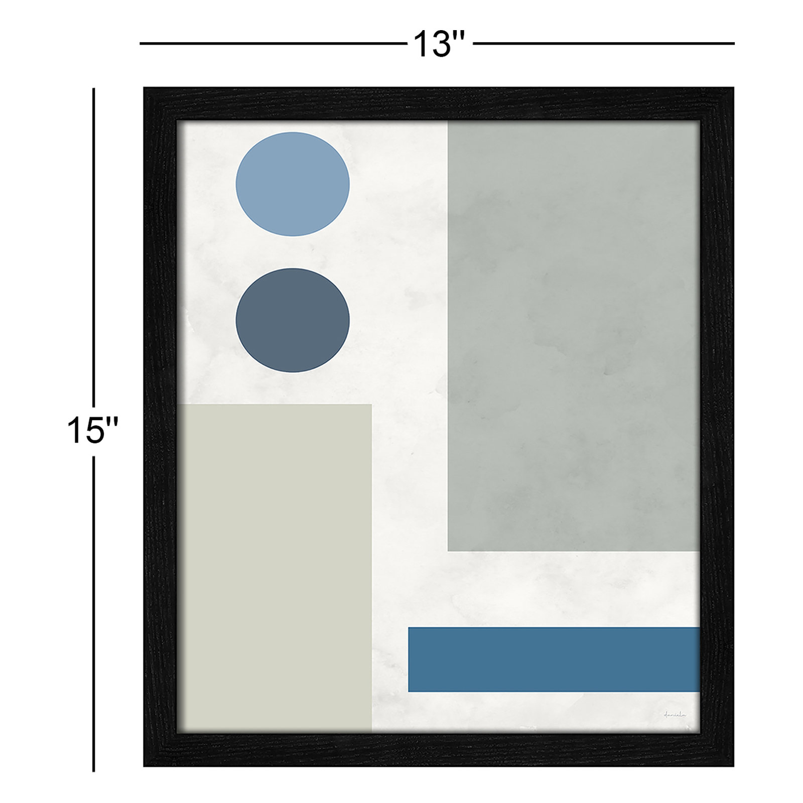 Stars Align I Print, Black Framed, 13" W x 15" H 