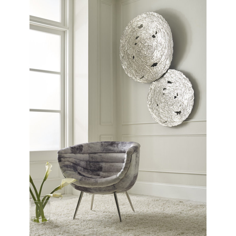 Molten Wall Décor, Silver