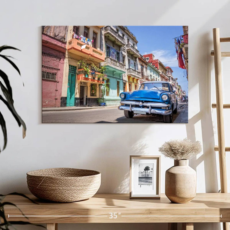 Voiture cubaine rétro Mehar, H 16 po x l 24 po