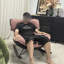 Chaise berçante ergonomique de salon