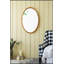 Miroir mural 24 po x 36 po avec cadre en bois rustique, parfait pour le décor de maison de campagne