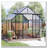 8x8 FT Double Door Polycarbonate Greenhouse Raised Base and Anchor Aluminum Heavy Duty Walk-in Greenhouses for Outdoor Backyard in All Season,Black-121644133-121644130