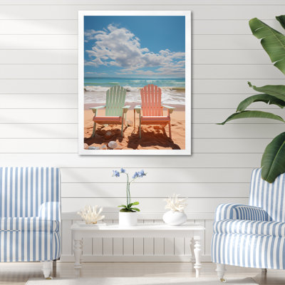Nautique et plage, art mural sur toile