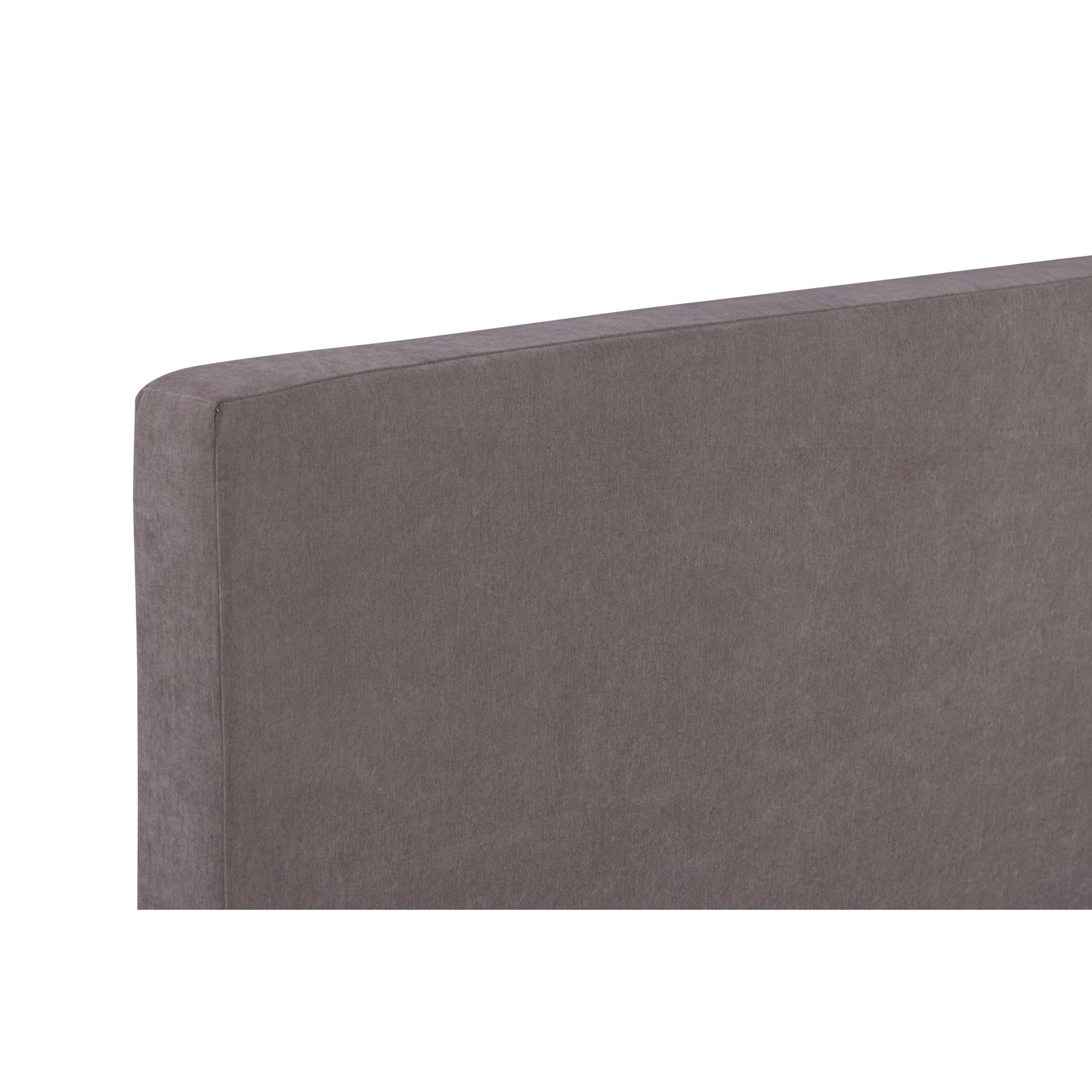 Plaza Upholstered Wood Platform Bed, King, Brown Velvet