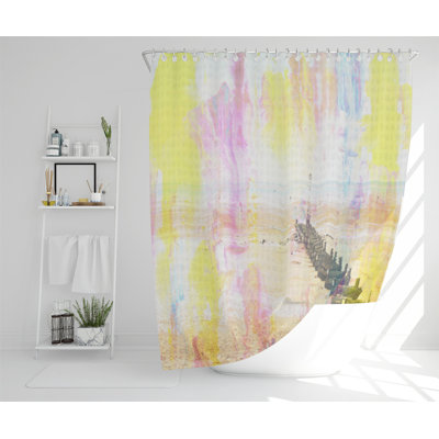 Colourful Beach Designer Shower Curtain