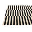 Tapis noir et blanc Orta