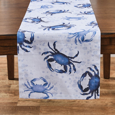  Blue Crab Table Runner 15" X 72"