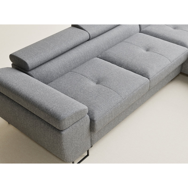4 Seater Corner Sofa, Right Hand Facing, Grey