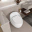 Toilette 1 pièce à chasse d'eau 1,28 GPF en blanc brillant-118737790