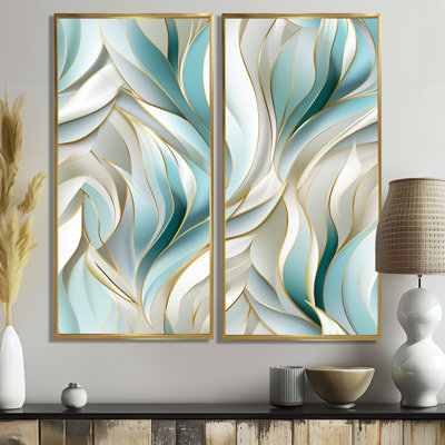 «Green and White Sparkling Dazzle Glamour», impressions sur toile vertes