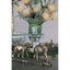 Statue de famille d'éléphants 17,9X3,1X6,9 "