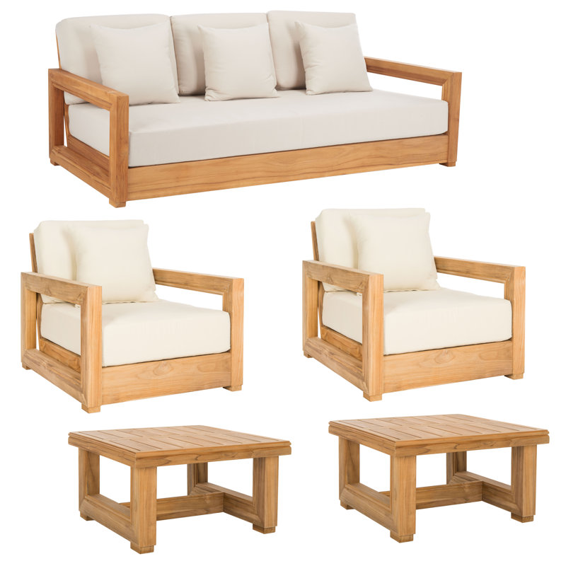 Melrose 5 Piece Outdoor Conversation Set