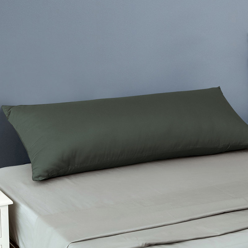 Taie d'oreiller 100% coton 500 fils 500 fils, Anthracite
