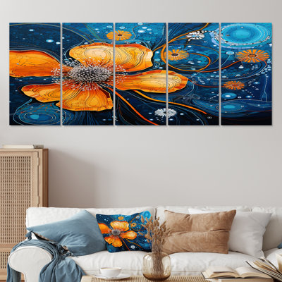 Fairweather - Buttercups Wall Art Decor Set 5 Piece