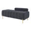 Banc d'appoint rembourré 54 "Adalyna Boucle-1683224677