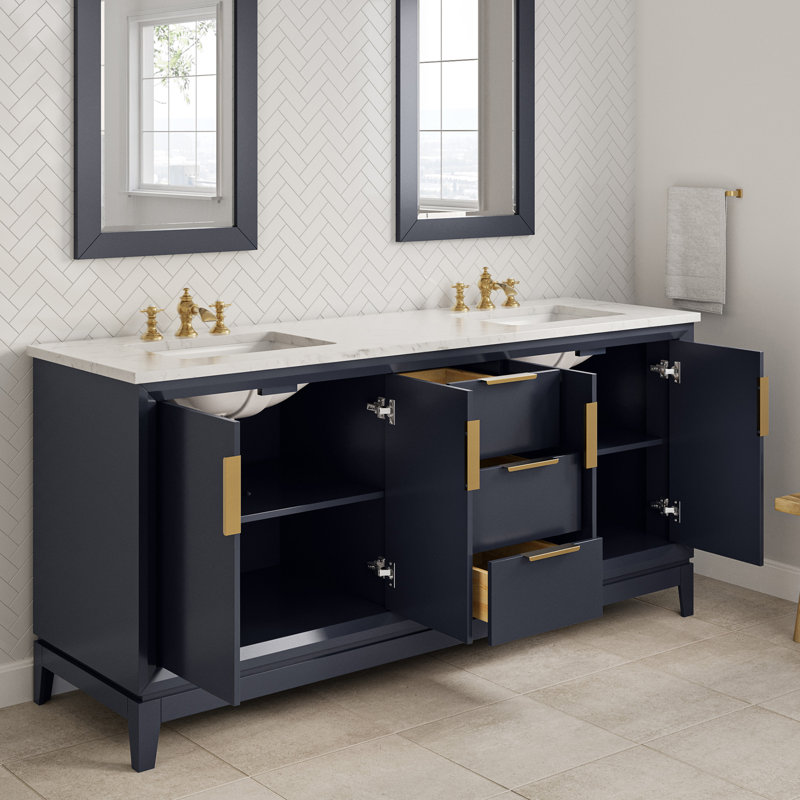 Elizabeth 72'' W Double Vanity, Monarch Blue