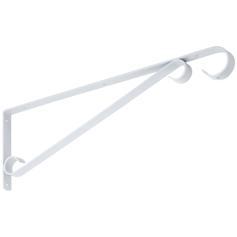 Support Dastan, Blanc, H 1,80 po x l 0,70 po x P 15,50 po