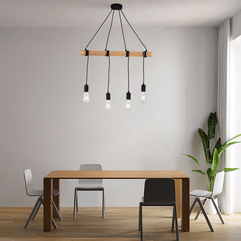 Freemon 4-light Farmhouse Minimalism Pendant Light