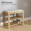 6 Pair Shoe Storage Bench