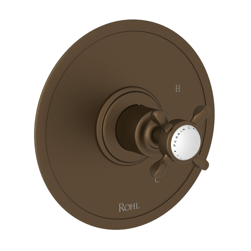 Edwardian™ 1/2" Pressure Balance Trim without Diverter, English Bronze