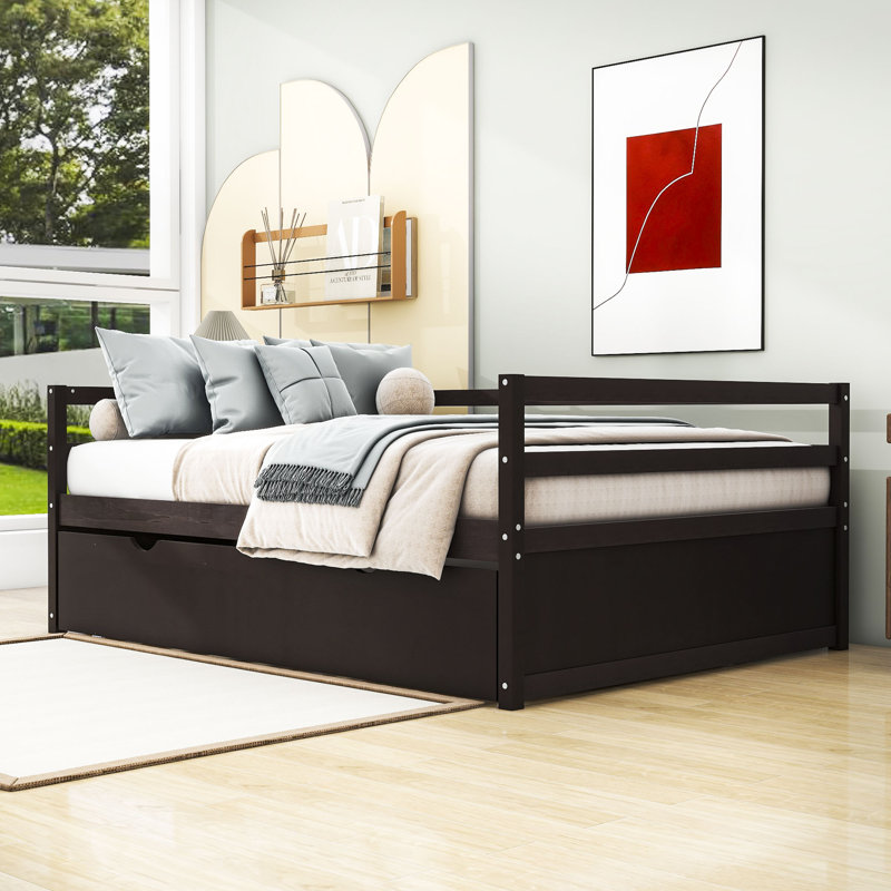 Merva Upholstered Daybed, Espresso