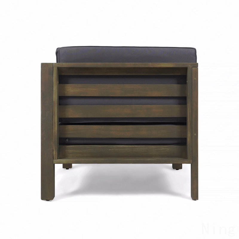 2-Piece Love Seat Set, Beige, Dark Gray