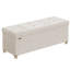 110cm Wide Velvet Tufted Rectangle Solid Colour Standard Ottoman with Storage-1985231275