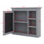 Armoire murale 30 po x 28 po avec miroir, armoire à pharmacie avec 3 tablettes ouvertes (meuble-lavabo non inclus)-659144090