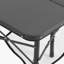Table de camping pliante portative de 2 pi avec hauteur réglable et plateau en panneau de fibres à densité moyenne durable pour une utilisation intérieure et extérieure.