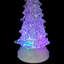 LED Lighted Acrylic Christmas Tree Decoration 10.5" Multicolor Lights
