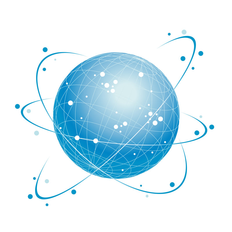 Global Network System by CallMeTak - Wrapped Canvas Print, 30cm H x 30cm W