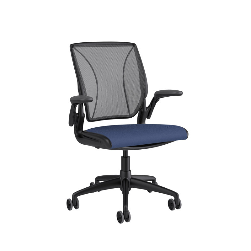 Diffrient World Wool Task Chair, Black, Catena/Caraway, Corde/Black