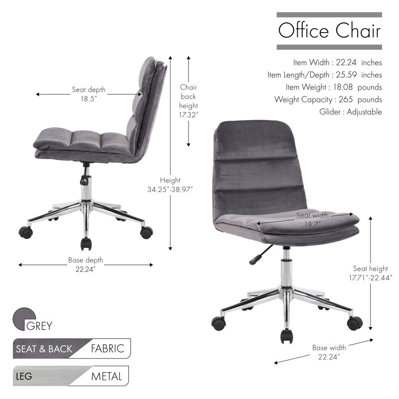 Groh Task Chair, Gray