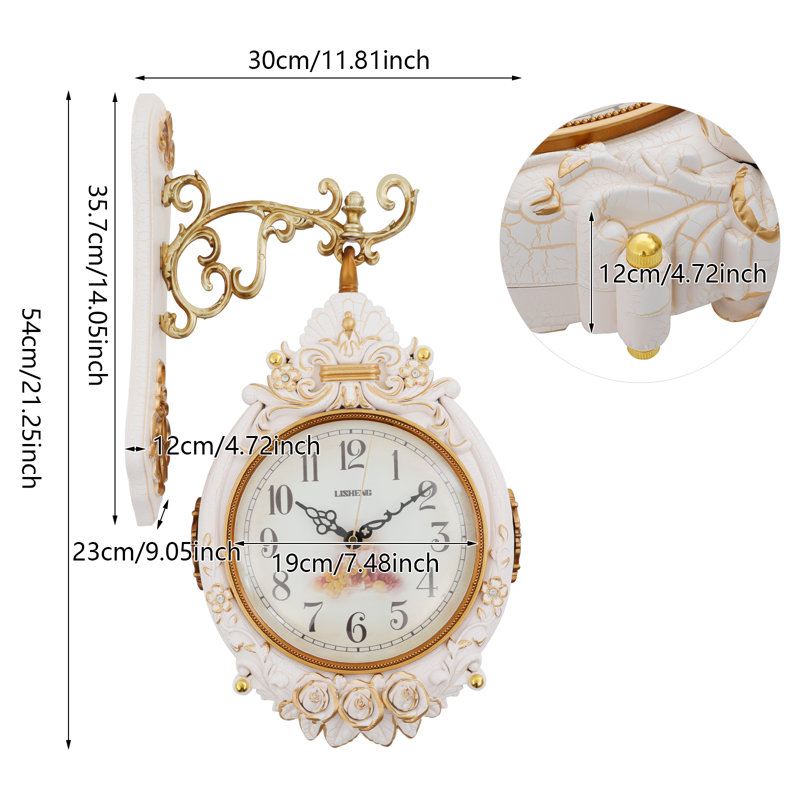 Luxury European Design Wall Mounted Clock