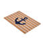 Anchors Away 24"x36" Doormat Choir Front and PVC Backing  Navy and Natural