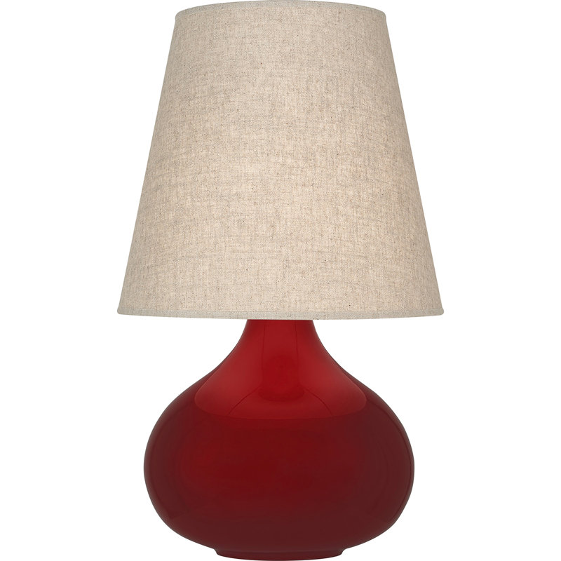 June Accent Lamp, Buff, Matte Celadon, 23.5" H x 11.88" W x 11.88" D