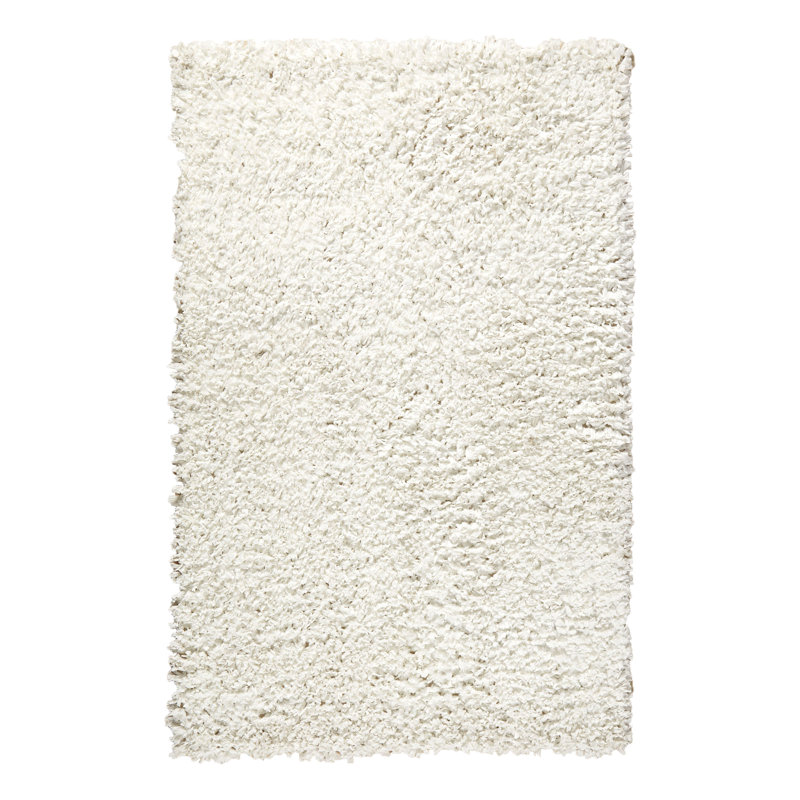 Solid Colour Hand Woven Area Rug, Rectangle 152 x 244cm