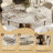 Amberly 5 Pieces Round Dining Table Set, Kitchen Table And Chairs For 4-1445603683-1447445859-1445603695