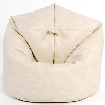 Faux Leather Refillable Classic Bean Bag