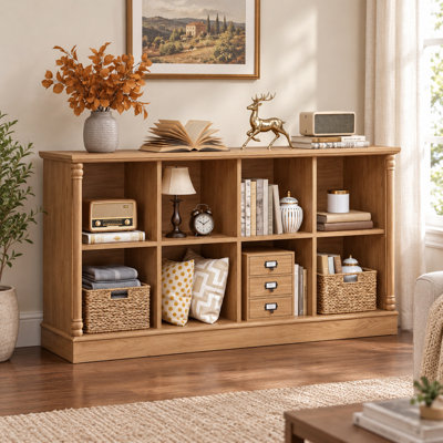 8-Cube Storage Bookcase (54" W)