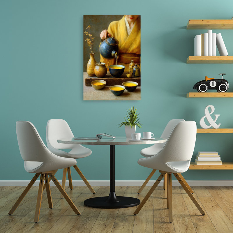 Art mural rustique serein et paisible, H 36 po x l 24 po