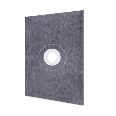 38"x60" Waterproof Shower Pan Kit with PVC Bonding Flange & Stainless Steel Grate - Complete Curbless Base System for Bathroom Renovation