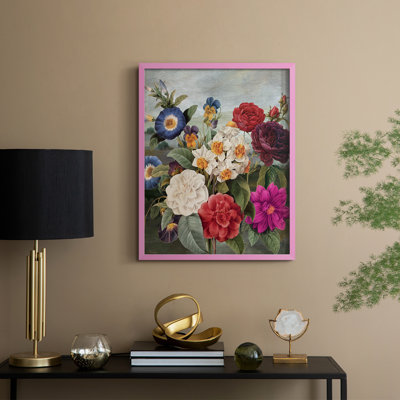 Botanical Landscape I Framed Print - Solid Wood